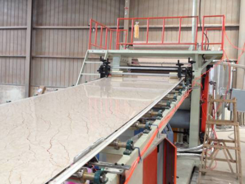 PVC仿大理石板材生产线